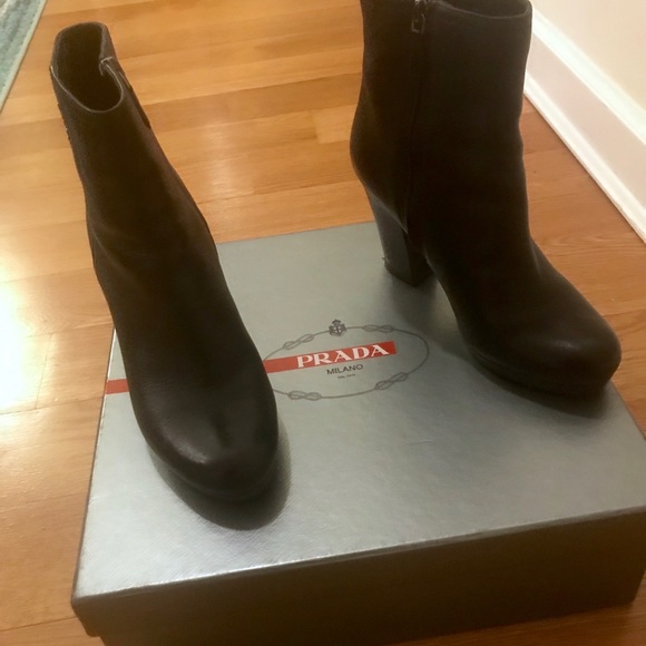 Prada Cervo Shine Booties - Picture 4 of 7